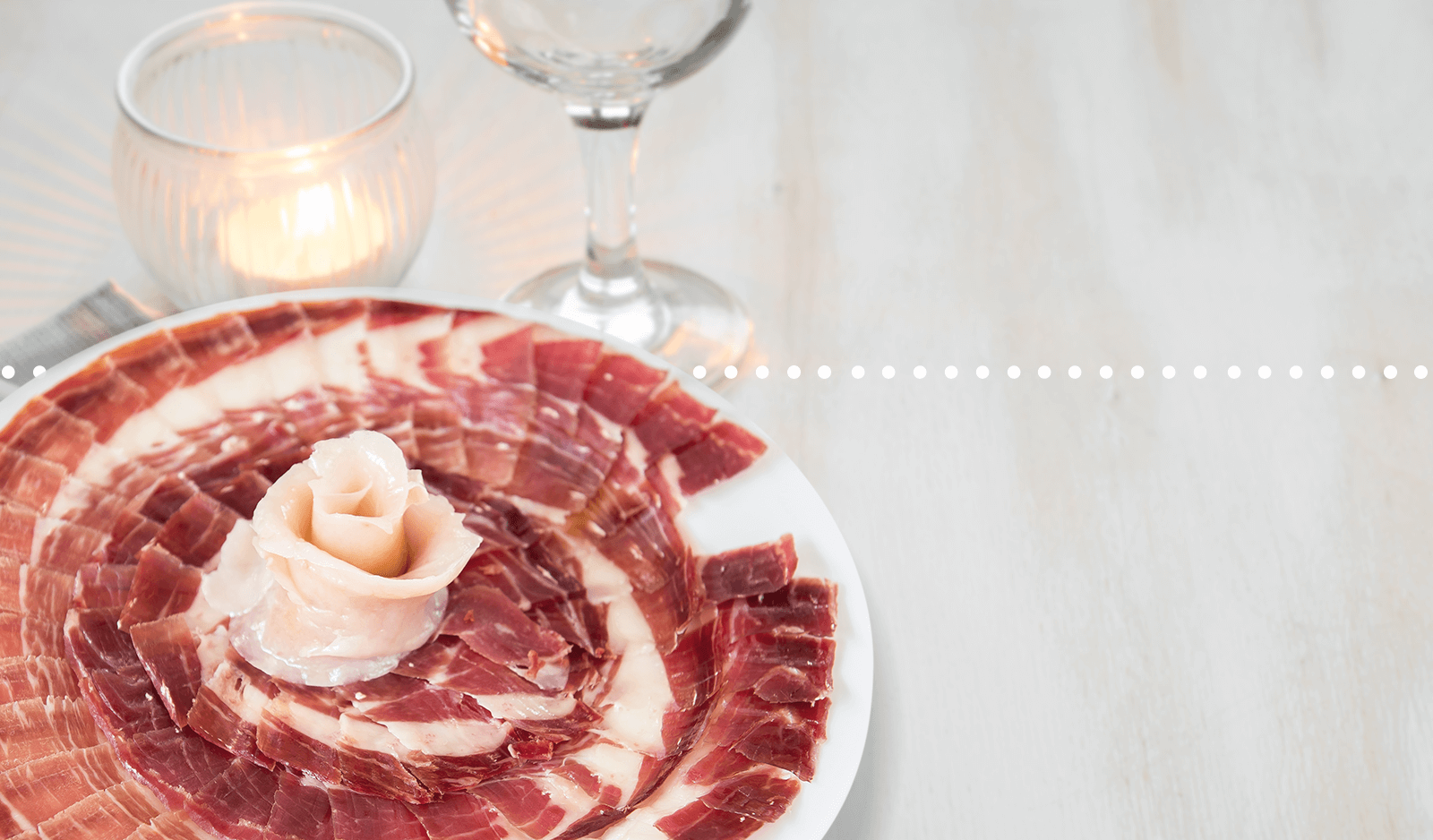 Plato de Jamón Ibérico de Bellota 50% Cortado a Cuchillo